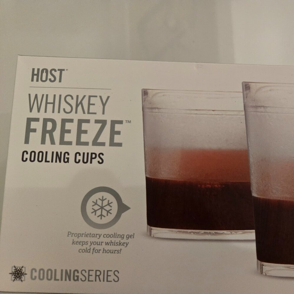 Host Whiskey Freeze Glasses, Double Old Fashioned Glasses NIB